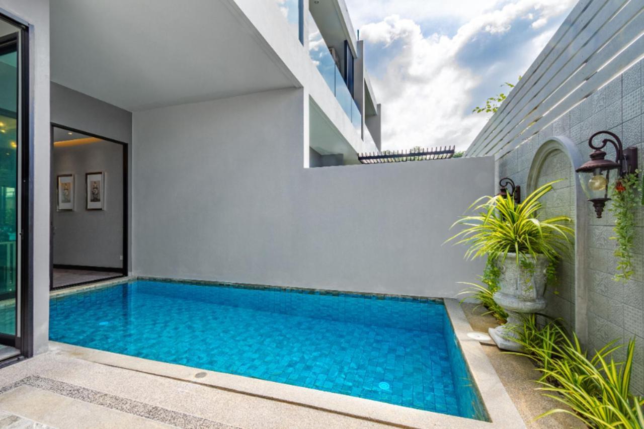 New Luxury Two Bedroom Private Swimming Pool Villa With Complete Supporting Facilities, Convenient For Travel 800 Meters To Kamala Beach H09 Экстерьер фото